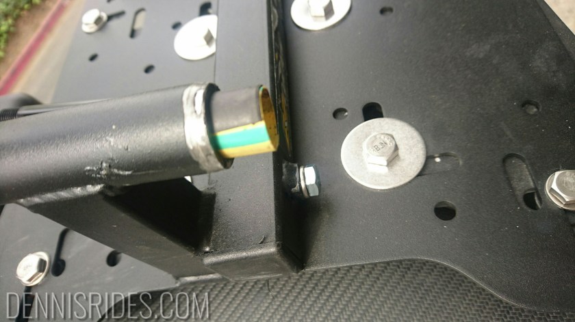 2x2 rack through axle thru axle spacer